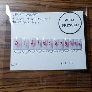 Press on Nail Sizing Kits